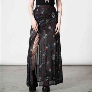 Kleadora Mesh Maxi Skirt